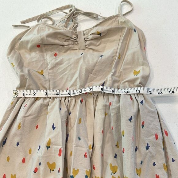 Urban outfitters pins and needles Floral halter romper, dress size medium - Picture 7 of 9